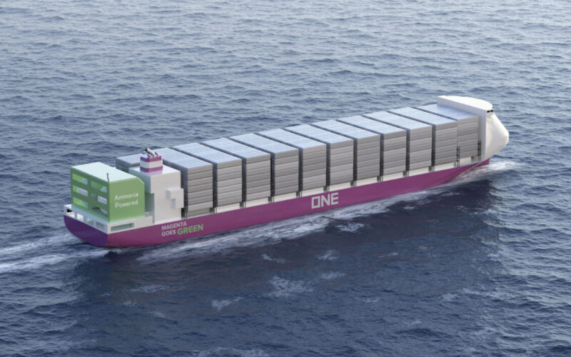 ONE gains approval for ammonia dual-fuelled vessel