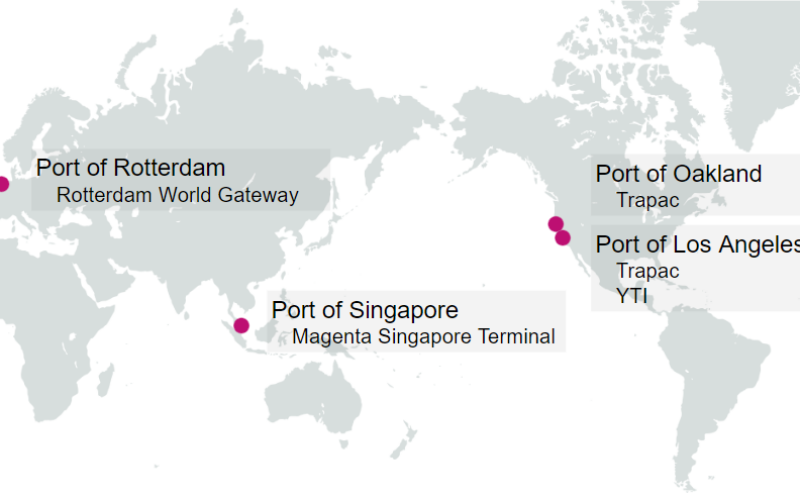 ONE acquires terminals in US west coast and Rotterdam