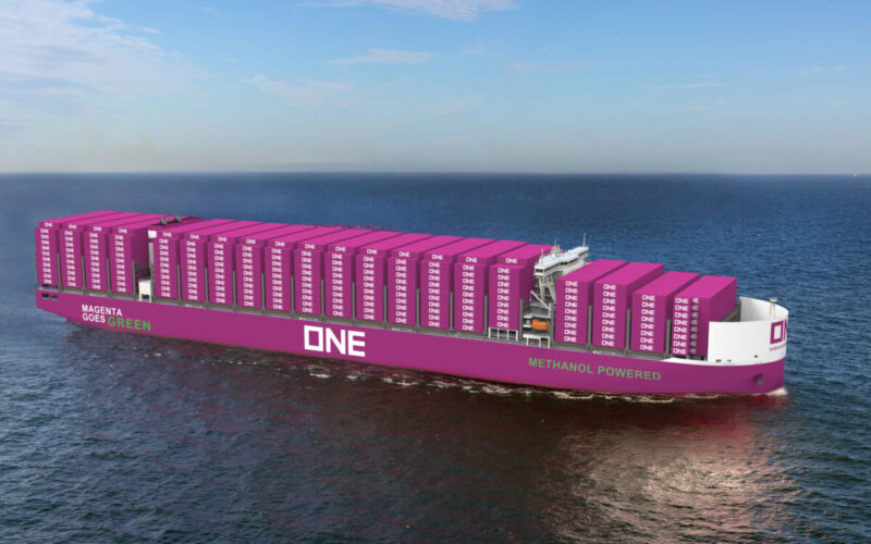 ONE introduces 12 methanol dual-fuel vessels