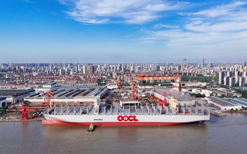 OOCL introduces fifth 24,188 TEU mega vessel