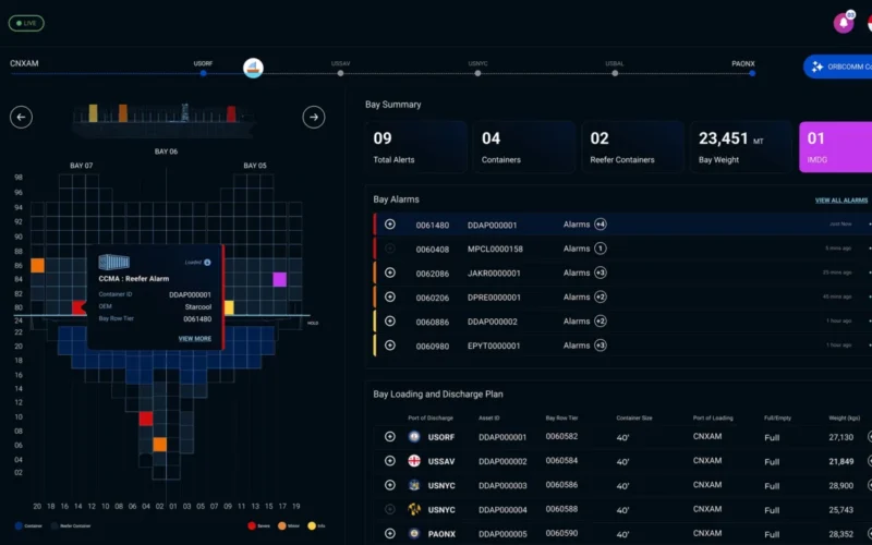 ORBCOMM launches tool to boost at-sea container visibility