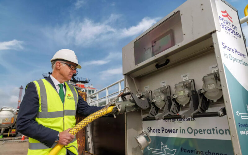 Port of Aberdeen cuts emissions with shore power