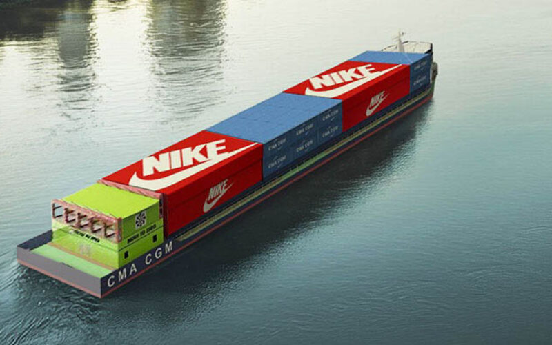 CMA CGM, NIKE launch fully electric river barge in Vietnam
