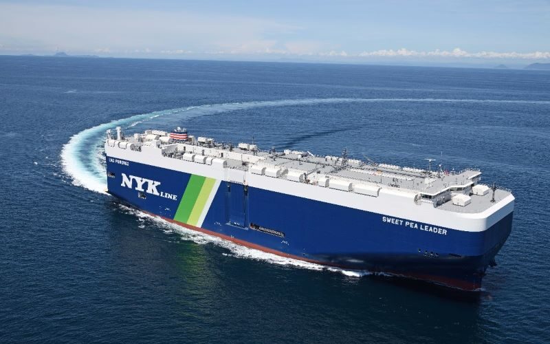 NYK releases seventh LNG-fuelled PCTC