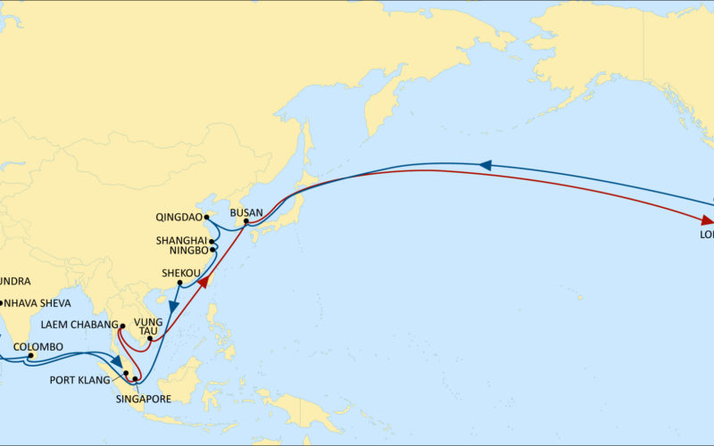 MSC revises Southeast Asia to US West Coast service