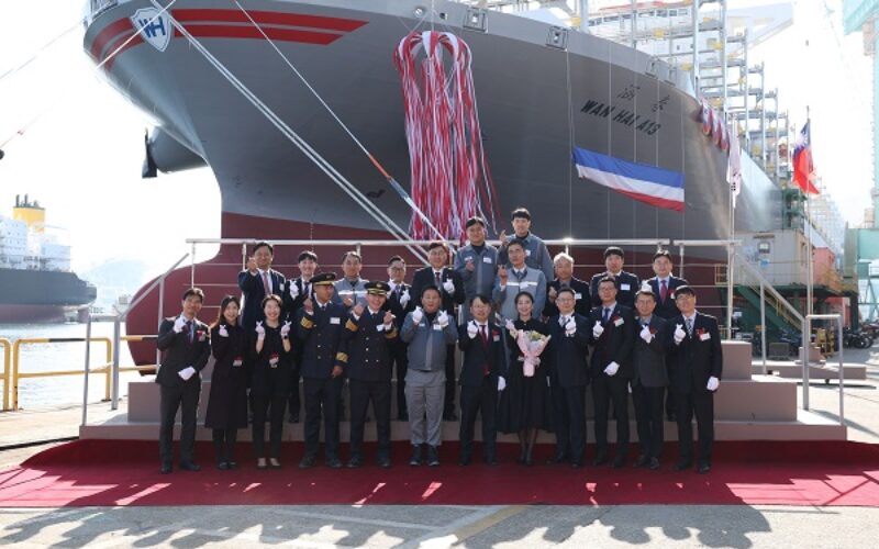 Wan Hai holds ship naming ceremony for new containership