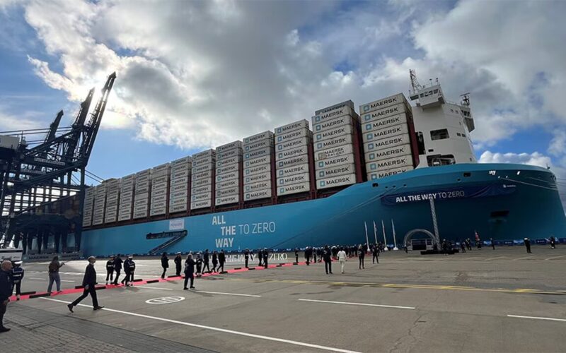 Maersk unveils dual-fuel ship as part of green transition