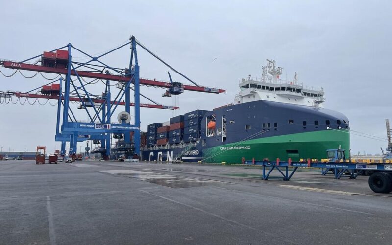 HHLA TK Estonia welcomes CMA CGM's newest LNG vessel