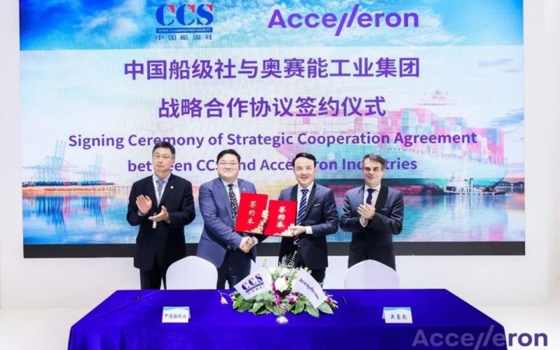 CCS, Accelleron inked a strategic cooperation framework agreement