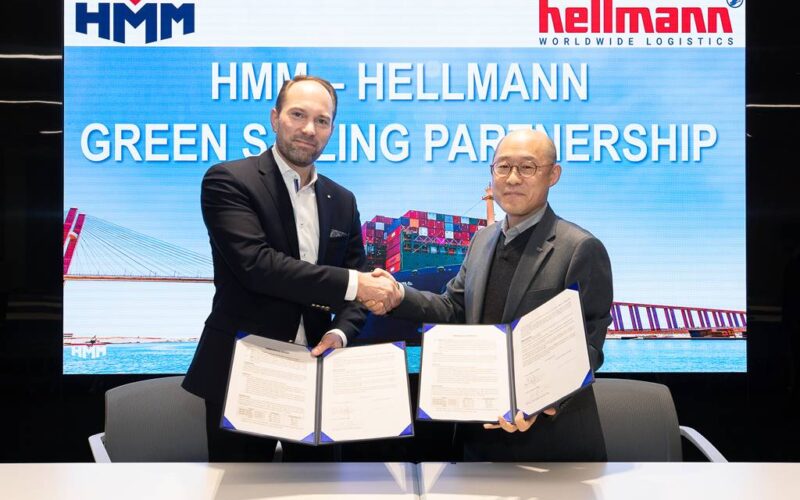 HMM, Hellmann collaborate on Green Sailing Service