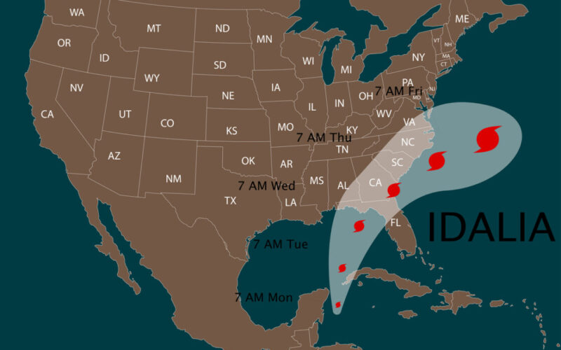 Hurricane Idalia in Florida stifles US ports