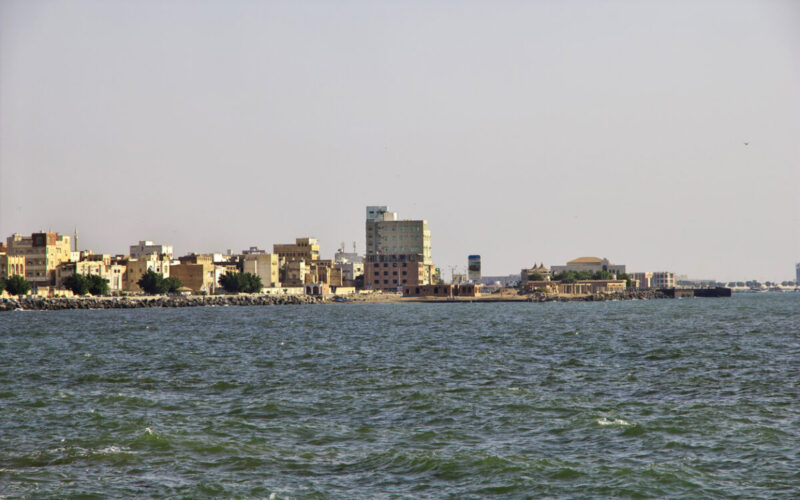 The coast of Red Sea, Bab El Mande close Hodeida in Yemen