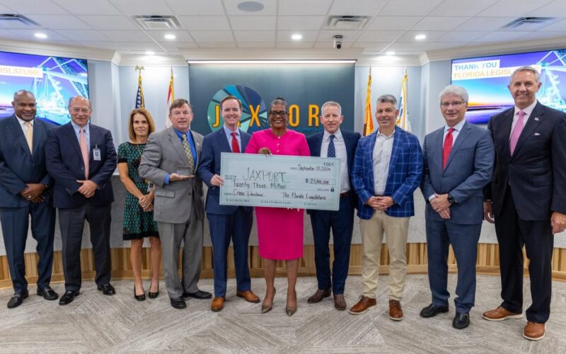 JAXPORT obtains $23 million for container crane upgrades