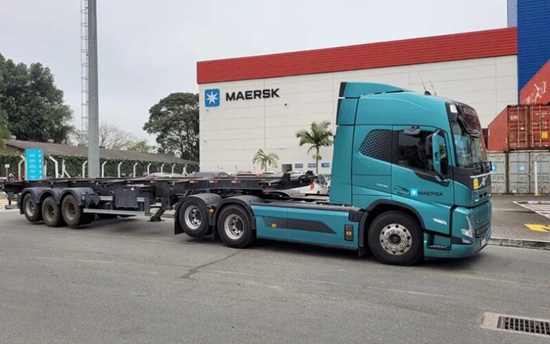 Maersk tests heavy-duty e-truck solutions in Brazil