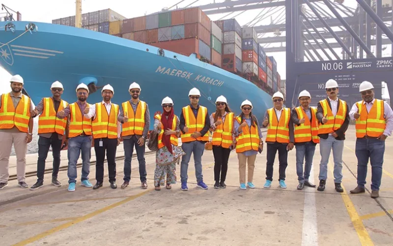 Maersk welcomes Maersk Karachi vessel at SAPT