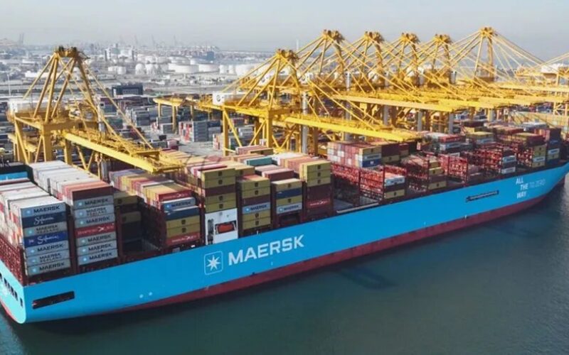 Maersk's green methanol vessel calls at DP World