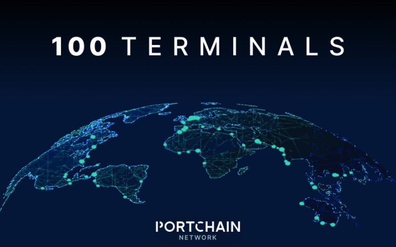 100 terminals join Portchain Connect Network