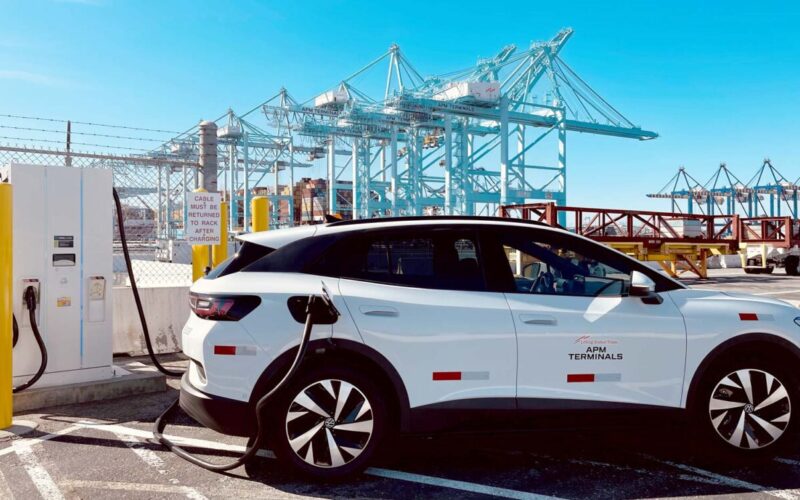 APMT unveils terminal fleet electrification at Pier 400