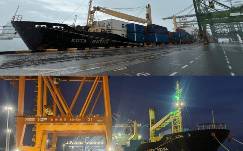 PSA, PIL test low-carbon end-to-end shipment