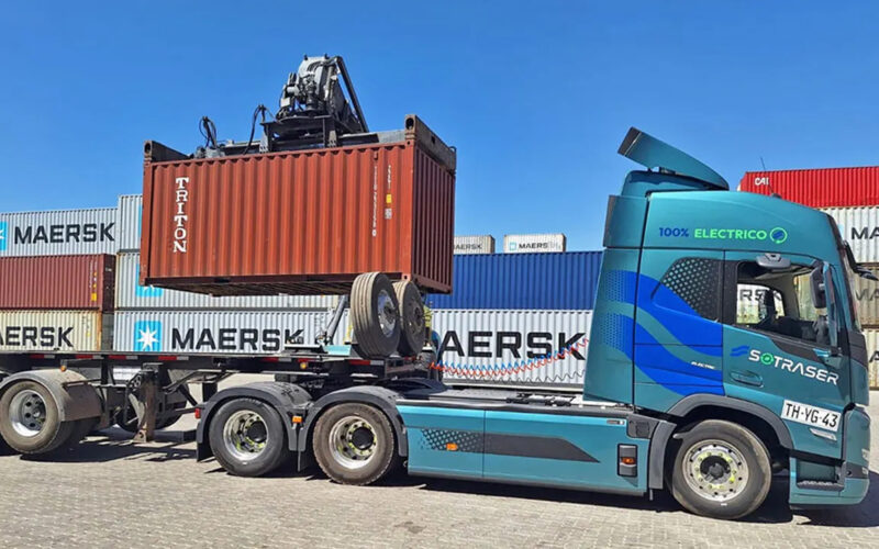 Maersk, Sotraser announce electric truck operations in Chile