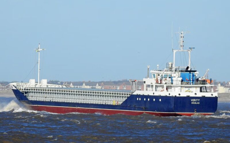 British cargo ship collision